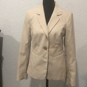 The limited beige blazer size 2
